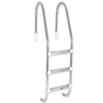 Escalera con 3 gradas en inox Sodramar